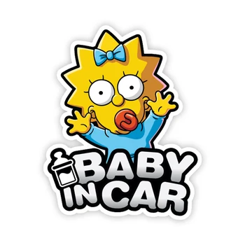 Vários Tamanhos de 13 Cm Engraçado Auto-adesivo Decalque Bebê No Carro V4 Adesivo Impermeável Auto Decorações no pára-choques Traseiro Janela